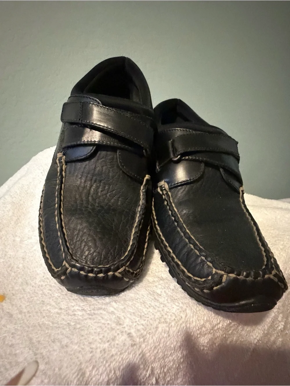 HS Trask Leather Driving Moc Loafer. Sz 12